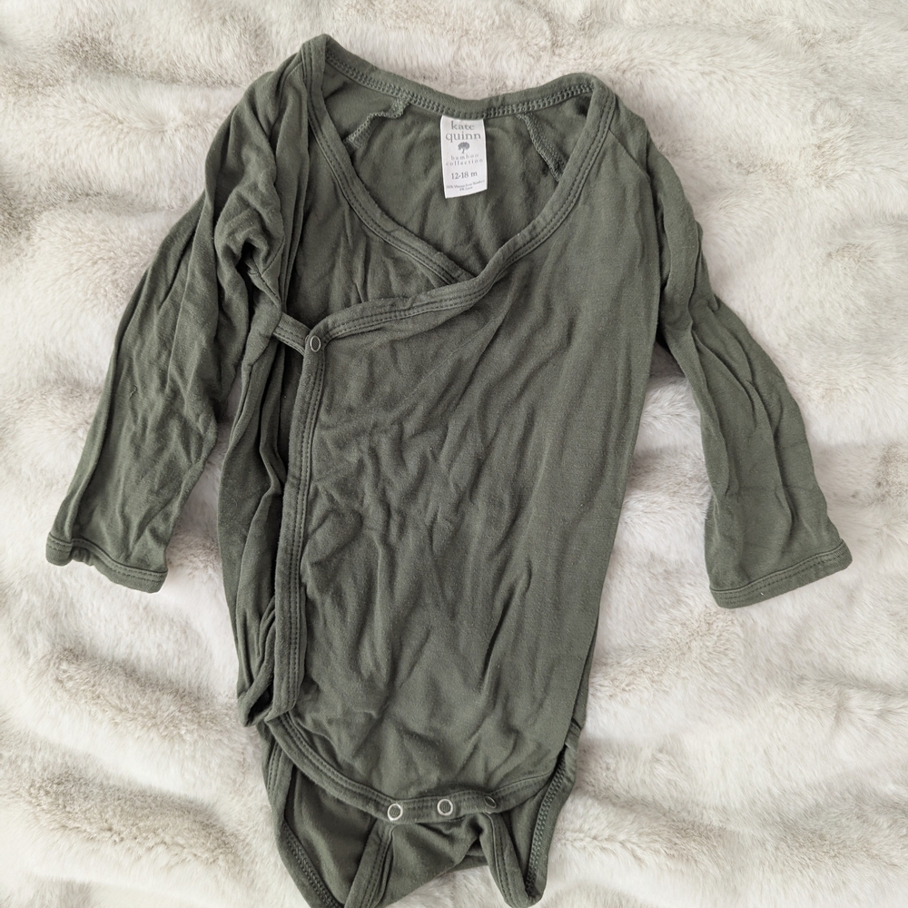 Kate Quinn Forest Green Baby Outfit